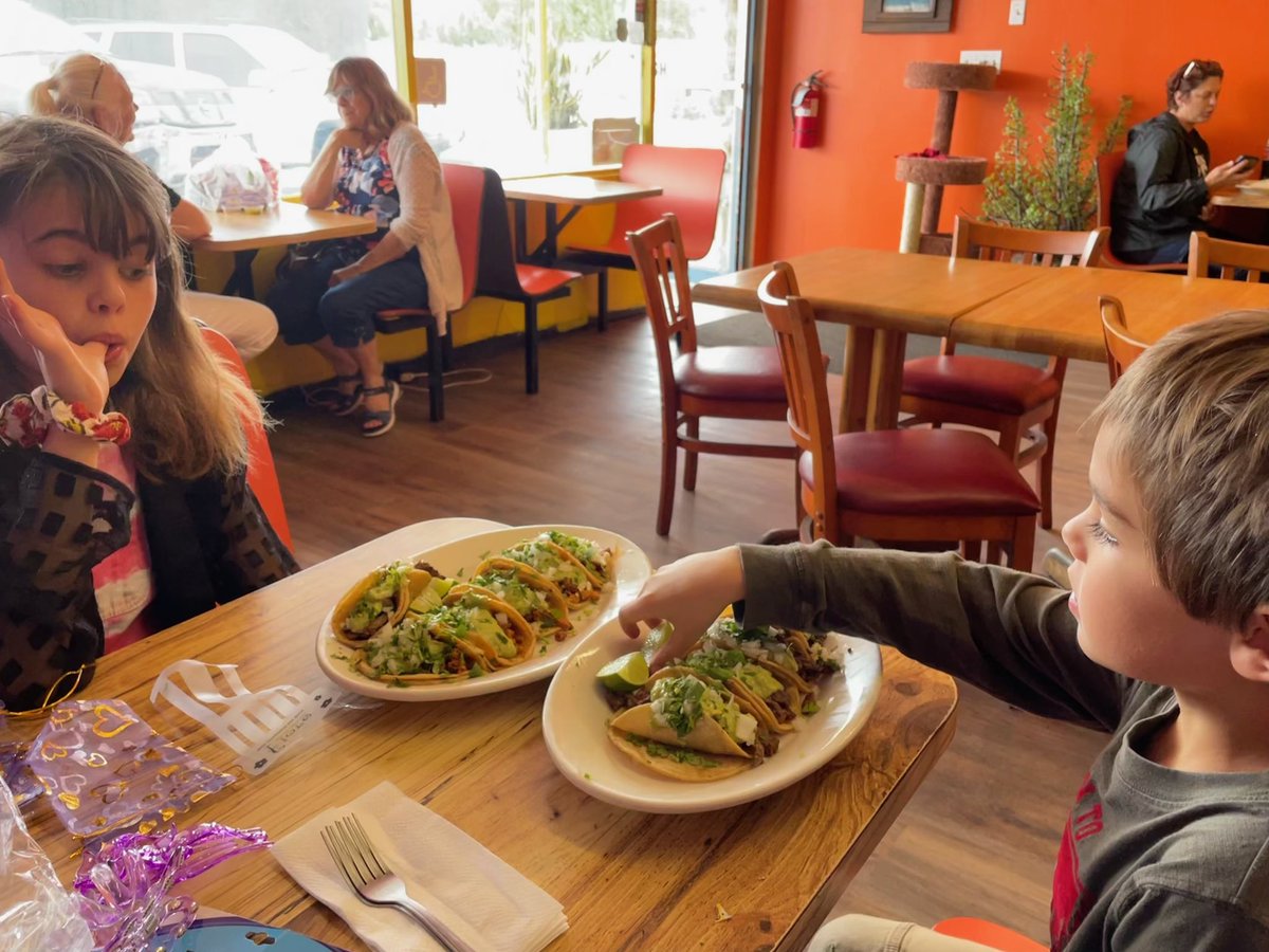 It’s a little outside of the district, but the kids and I got a couple plates of mini tacos at Hector’s Taco Shop and they were saborosos! We spend a lot of time on weekends in Logan, Encanto, City Heights, Spring Valley. They love exploring the different neighborhoods.
