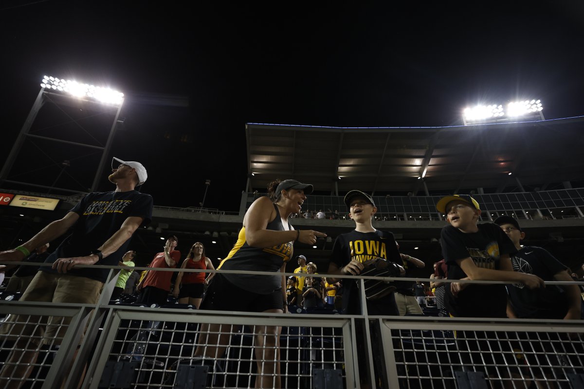 UIBaseball's tweet photo. Rise and shine #Hawkeyes!  We face Michigan in another elimination game at 1 p.m. (CT)!

Winner is on to the 'SHIP to face Rutgers! Watch live on BTN!  #OmaHawks https://t.co/2QZZV1SCpX