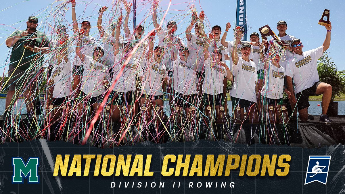 RT @NCAA: 🏆Ｎａｔｉｏｎａｌ  Ｃｈａｍｐｉｏｎｓ！🏆

Congrats to @HurstRowing on being named the 2022 @NCAADII Rowing Champions!

#D2ROW