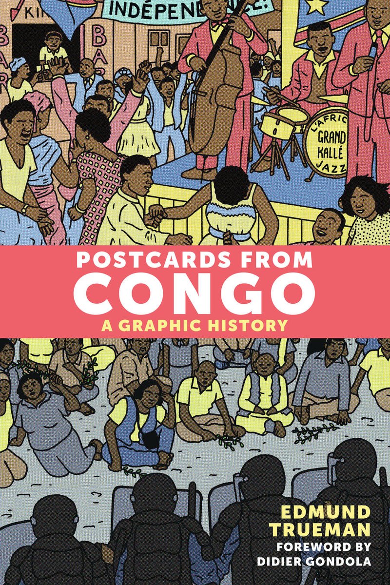 Coming soon... the first graphic history of the Democratic Republic of Congo. Preorder here: arsenalpulp.com/Books/P/Postca… or on Amazon amazon.com/Postcards-Cong…