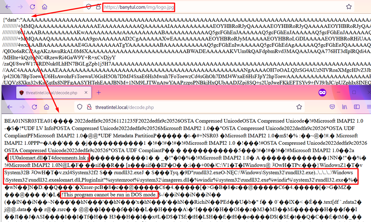 1ZRR4H's tweet image. So, #TA578 in their thread-hijacked emails and #ContactForms campaigns, use @googlecloud to mimic @googledrive and download on the client-side (HTML5/FileSaver.js), the #IcedID or #Bumblebee payloads that are generated in the &quot;API&quot; servers 🤩🧐

/ cc: Ransomware.