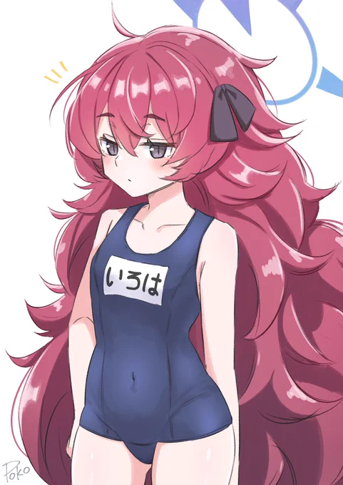 水着イロハ
#ブルアカ 