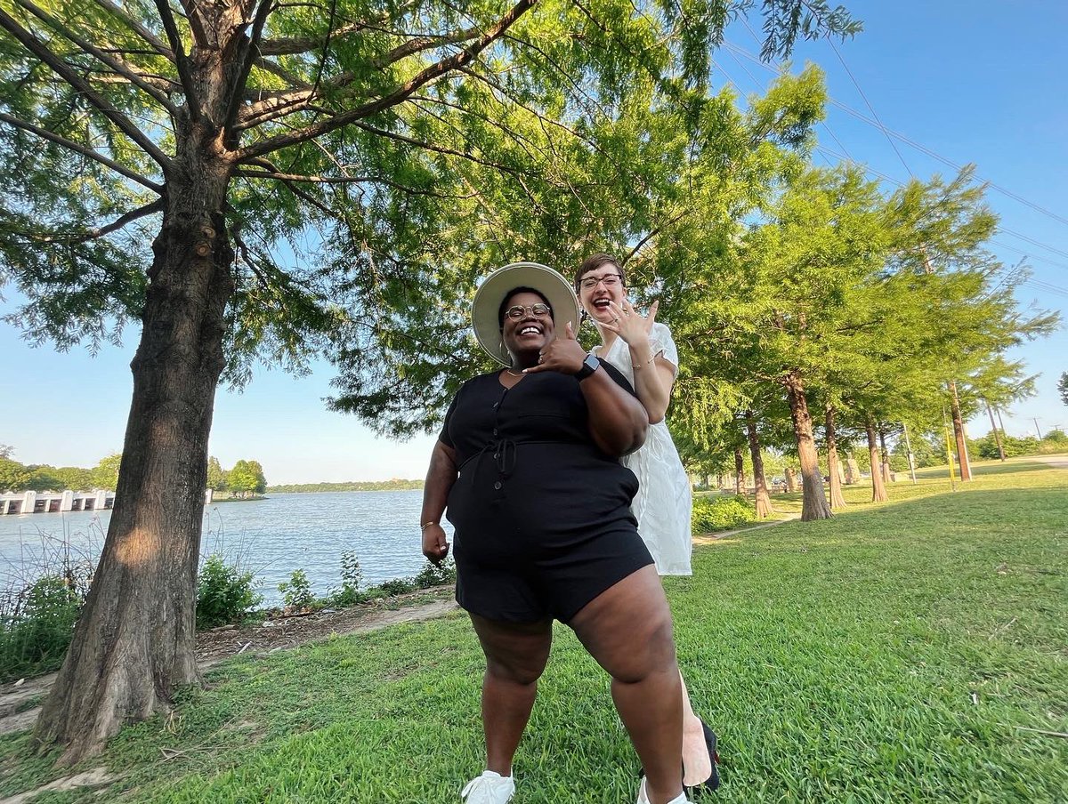 preshiate's tweet photo. today I asked my best friend to marry me, and she said yes. 💍🥺✨❤️ https://t.co/DWWOV2EbJh
