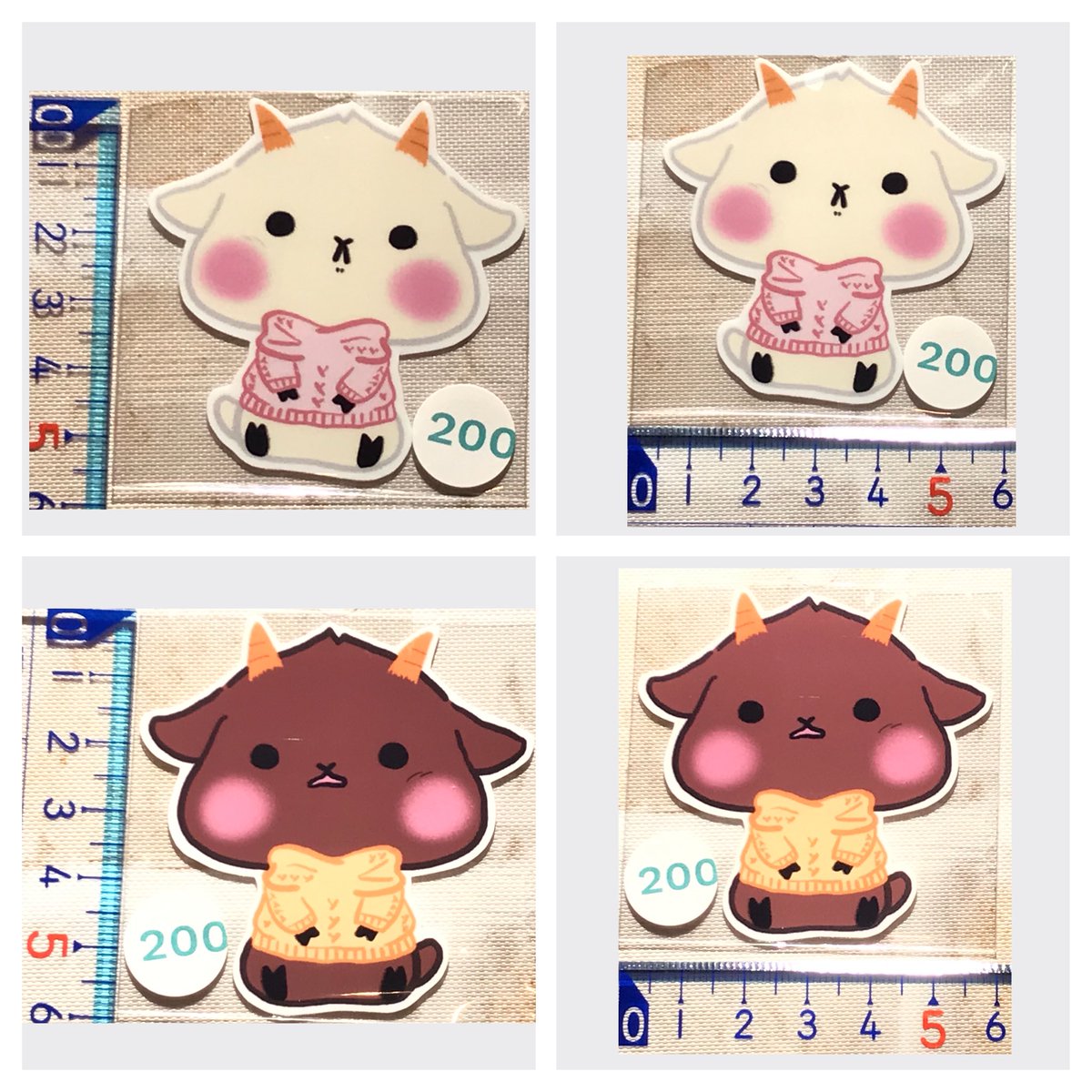 🐱🌱ステッカー

https://t.co/9q8ylxqT76

一枚100～200円  送料一律120円

全てフィルターを貼っているので防水です🐱
スマホの後ろや小物にも貼れます🐱防水ではありますが自家製のため長時間水に触れるようなものにはご使用をお控えください🙇‍♀️
下記の写真以外にも種類があります 