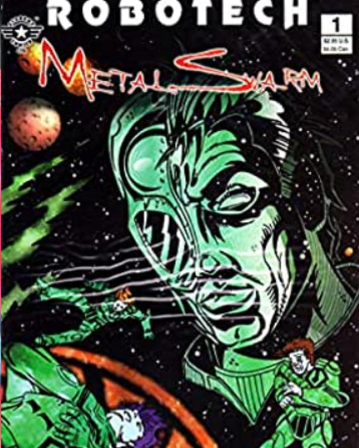 ComicsRobotech's tweet photo. METAL SWARM #1
"Metal Swarm"
Story by Bill Spangler
Art by D.S. Villalovos
Academy Comics
December 1995
A one shot story of Breetai pre-Macross Saga.
#Robotech #RobotechComics #Breetai https://t.co/xm8whd9RCu