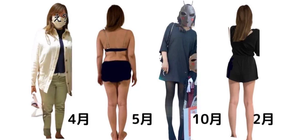 1年前の太ももの形見ると驚く。半年近く試行錯誤したけど、筋トレは1〜2分でここまで変わる。