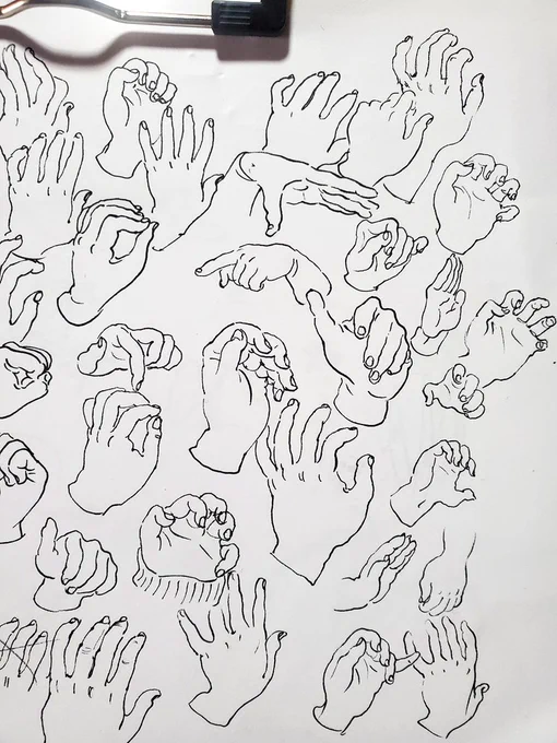 手のスケッチ✏️ 