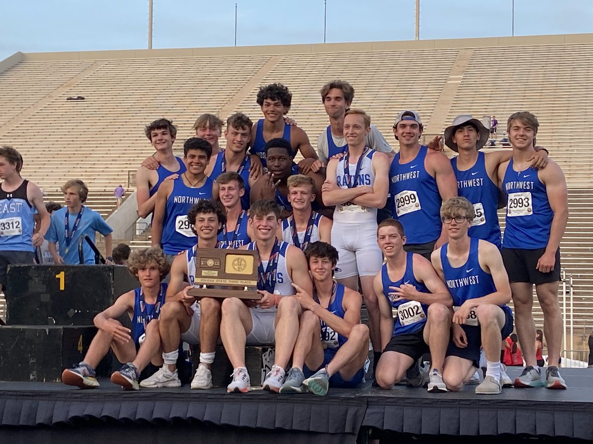ONWRavensTF's tweet photo. This group of boys was so fun to coach.  Tough, competitive, hard working and resilient.  They were 3rd at the state meet - highest place in ONW history!  Congrats Boys!! https://t.co/YAh41Q9aKz