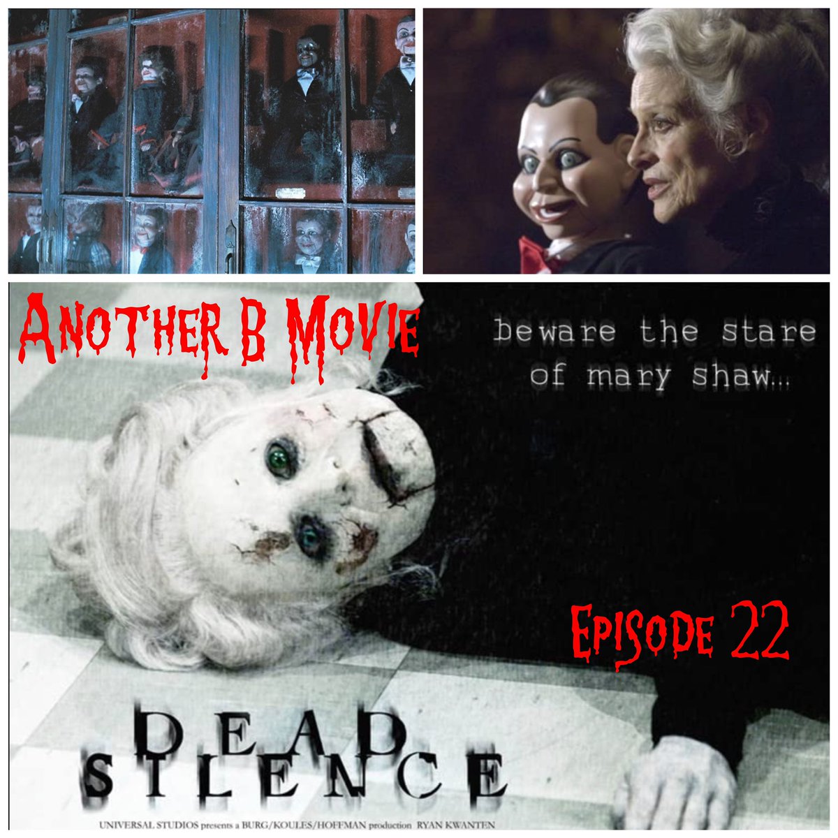 New Episode🚨 Keri &amp; Yvette celebrate National Ventriloquism week 6 weeks early with #DeadSilence ! Join us as we recite children’s rhymes while simultaneously eating soup! Don’t be a dummy, you don’t want to miss this episode and remember Don’t Scream!! linktr.ee/AnotherBMovieP…