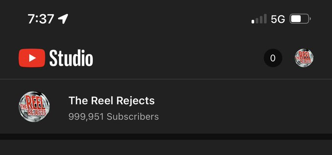 haskell420's tweet photo. #SaturdayVibes EXCITEMENT! Sub/Join @TheReelRejects @TheGregAlba & @DatJohnHumphrey #ReelRejects YT Ch & join #RejectNation! Excellent content, great show's, reviews, reaction's & more! And they're a tad funny!🙄Help them hit & go over 1 MILLION SUBS! LFG! https://t.co/0RtRQgauVo https://t.co/B8uJmkypFz