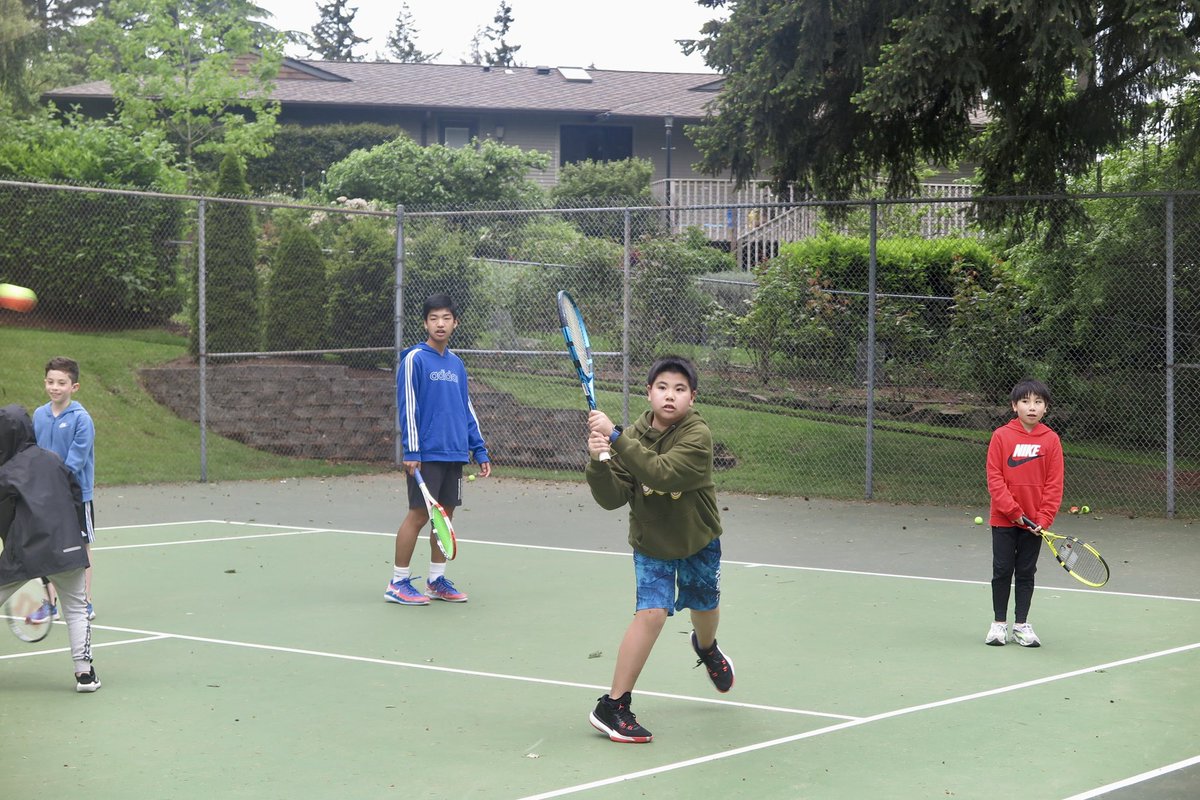 BTF_2022's tweet photo. Rain can't stop us from playing tennis!🌧🎾 https://t.co/4L5QecfgKB