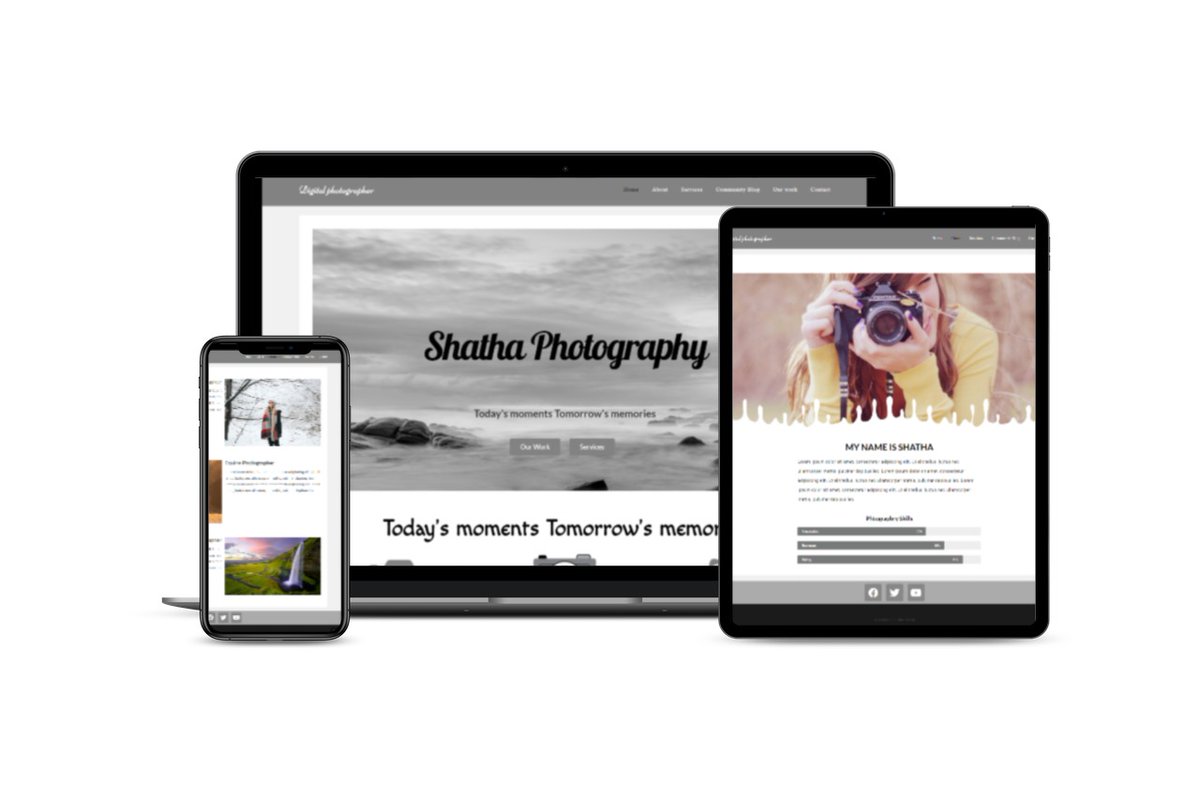shatha_izzat's tweet photo. Designing a photographer #website with an #OceanWp #theme and using the #Elementor #plugin. https://t.co/UkHO6JtWKN