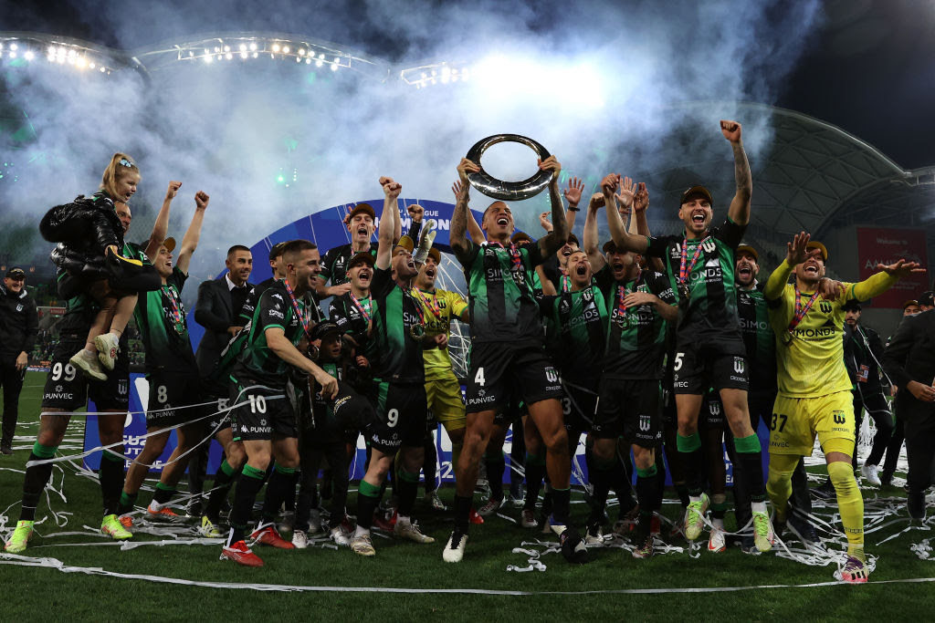 starweeklysport's tweet image. In just three short years, @wufcofficial has become the kings of the A-League men’s competition. ow.ly/qWCI50Jkk6M