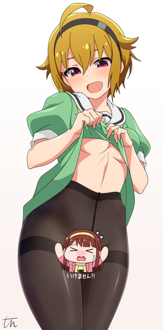 これはSkeЬで描いた某山奥の寒村に暮らす少女の服を着た伊吹翼。金髪巨乳なので相性がいいですね。 