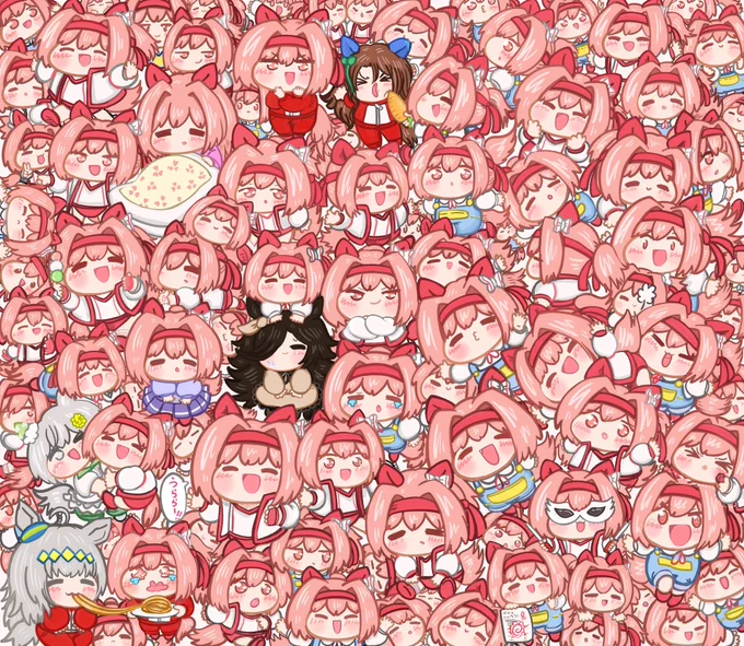 ウララ🌸大量発生(再掲) #ウマ娘 