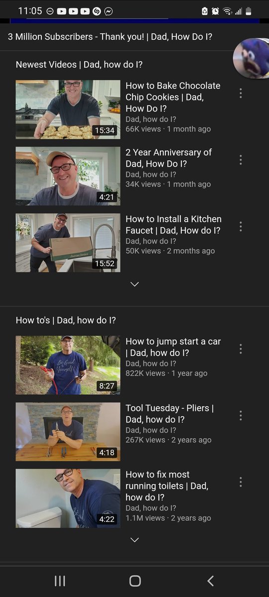 @HotPaperComics Dunno who needs to hear this but there's a YouTube channel called Dad, How Do I where a guy gives all kinds of potpourri instruction to help out people who don't have a father figure to use as a resource for skill and knowledge building. 

m.youtube.com/c/DadhowdoI
