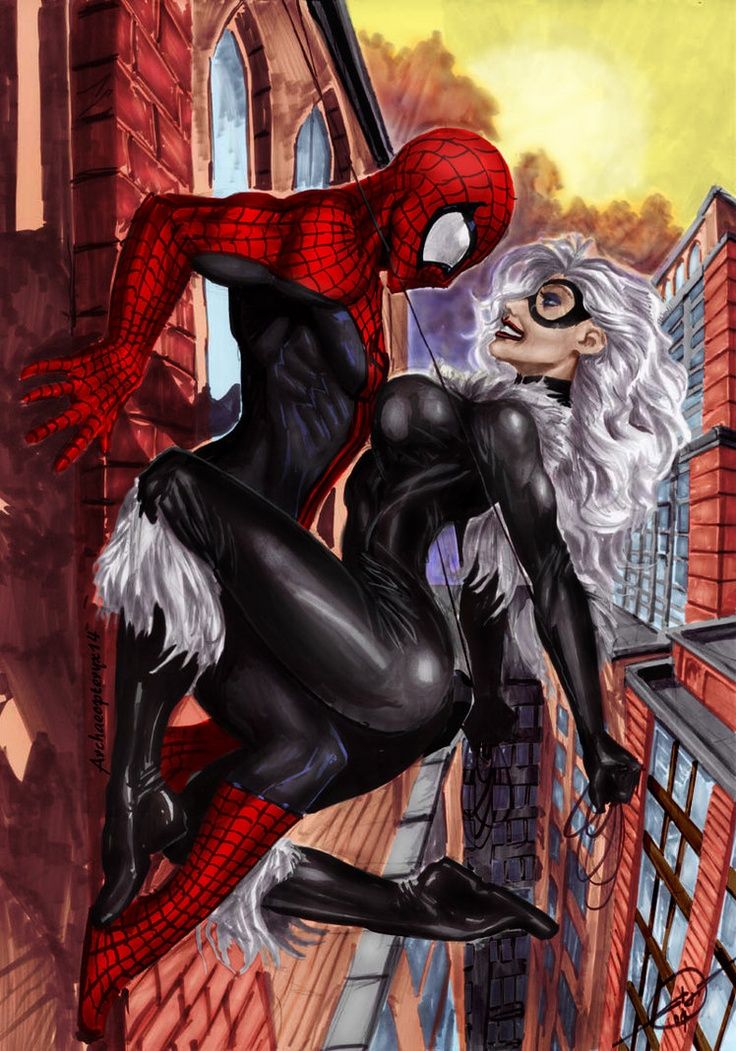 #SexySaturday "What's tha matta lil Spider? Cat got ya tongue?"