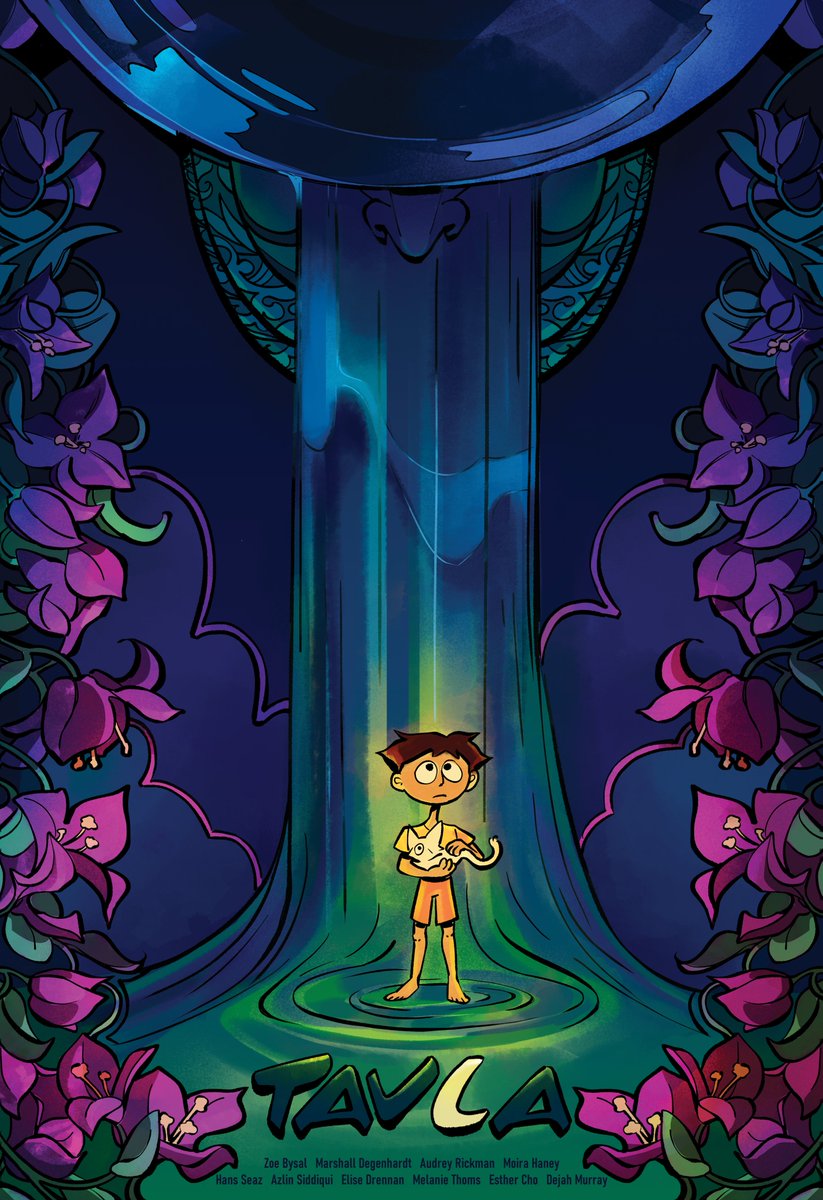 Our spring poster for Tavla drawn by <a href="/BysalZoe/">Zoe💕</a> featuring our three main characters!