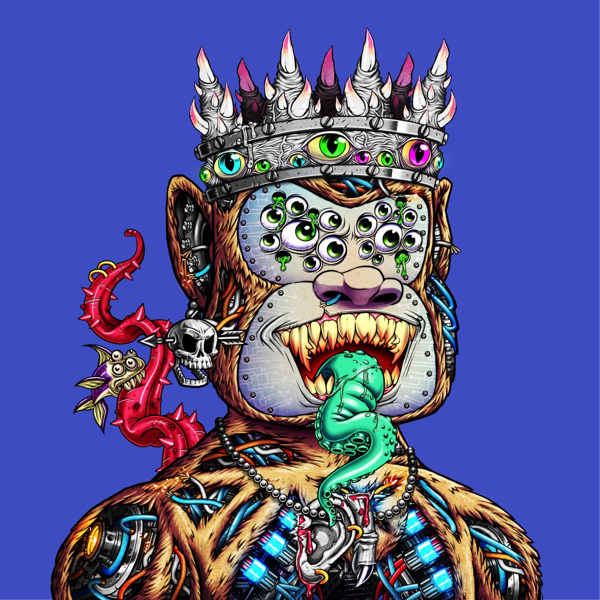 Andtercel's tweet photo. Who is sleeping on @JungleFreaksNFT check this art out!! https://t.co/nuhOlIz527