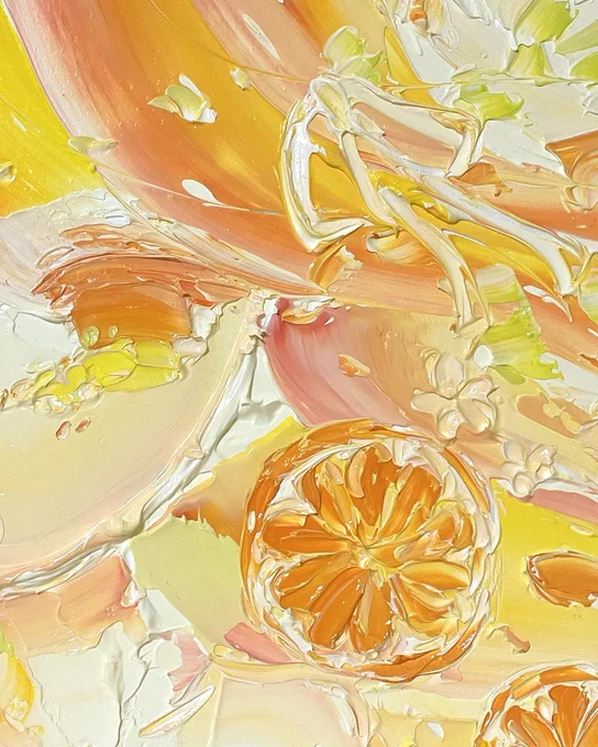 次の個展は中国で開催予定…!!🏃‍♂️フルーツメインに描いていくよ☺️上手く行きますように🙏 