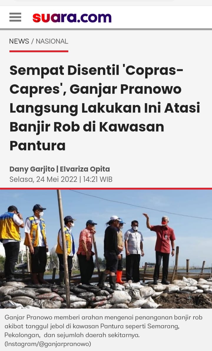 Clo30Hendro's tweet photo. Kalau gak disentil warga,bisa2 ndoro ganjar tidak ada aksi.
#GaraGaraGanjar
#GanjarOraBecus 
#GanjarPencitraan https://t.co/UlZtEdNgm1