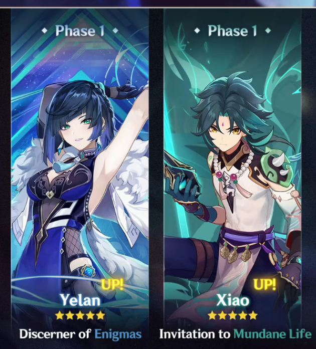Trefter0's tweet photo. ✨Yelan/Xiao Giveaway✨

Follow me @Trefter0
Retweet + Like

Thoughts on the weapon banner?

Ends when 2.7 is here

#genshinimpact #genshintwt https://t.co/W45jDktzeY