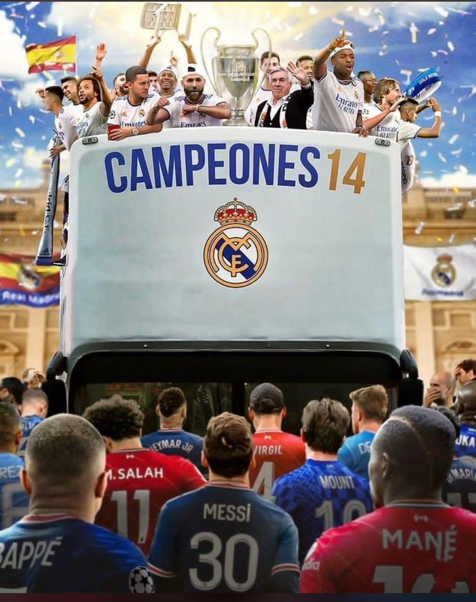 يقال بأن غرفة ملابس لاعبي ريال مدريد..بدأو الحديث عن الكأس ال15..

في حين يحاول البعض كتابة جزء من التاريخ...يعجز  التاريخ ذاته في اللحاق بريال مدريد

نهاية المؤتمر الصحفي .

#هلا_مدريد 
#ريال_مدريد_ليفربول 
<a href="/Khalid_Shukaili/">خالد الشكيلي</a>