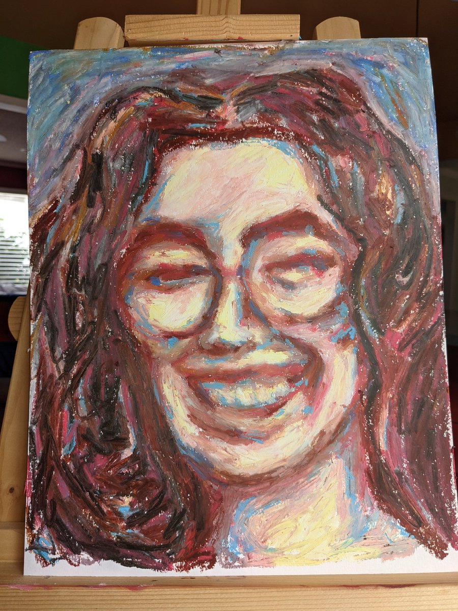 I'm picking up oil pastels #oilpainting  #ArtistOnTwitter #art #drawing #arte #sketch #sketchbook #dibujo