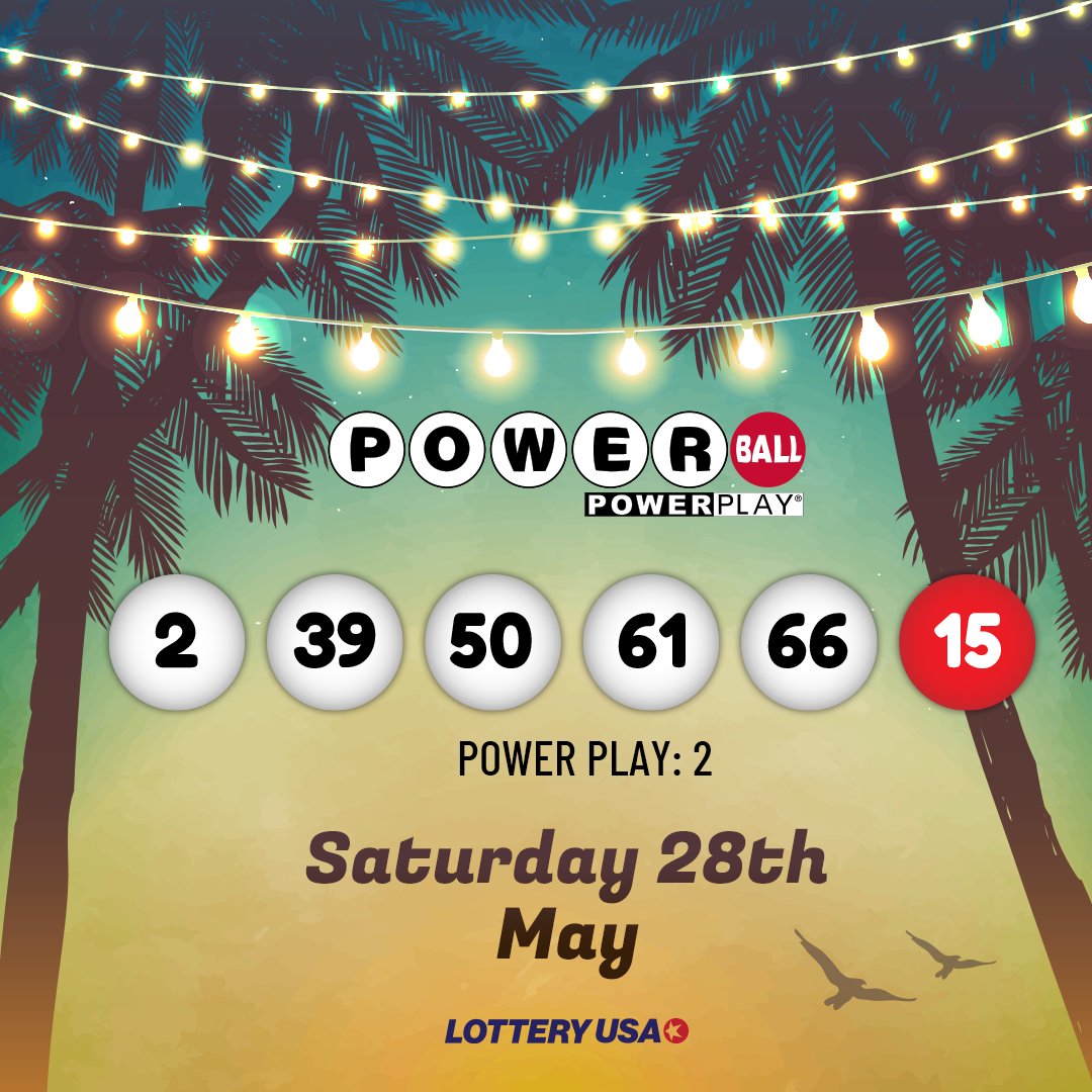 The Powerball numbers are in! Were you one of tonight's lucky winners?

For more details including the Double Play numbers, visit: https://t.co/s40UnmcwlG

#Powerball #lottery #lotterynumbers #lotteryusa https://t.co/tMId7pF0j0