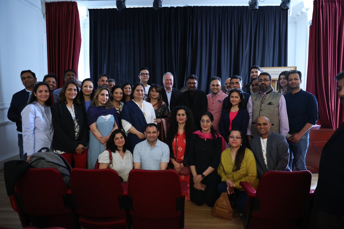 Vivek Ranjan Agnihotri (@vivekagnihotri) on Twitter photo It was an overwhelming event at <a href="/TheNehruCentre/">ICCR in the UK</a>, London. Thanks to MP <a href="/BobBlackman/">Bob Blackman</a>, <a href="/authoramish/">Amish Tripathi</a> <a href="/kp_global/">Global KP Diaspora (GKPD)</a> & volunteers of #IndiansForHumanity.
“The answer to terrorism is in the DNA of liberal, inclusive & diverse Hindu Philosophy. The world must benefit from it.’
#HumanityTour It was an overwhelming event at <a href="/TheNehruCentre/">ICCR in the UK</a>, London. Thanks to MP <a href="/BobBlackman/">Bob Blackman</a>, <a href="/authoramish/">Amish Tripathi</a> <a href="/kp_global/">Global KP Diaspora (GKPD)</a> & volunteers of #IndiansForHumanity.
“The answer to terrorism is in the DNA of liberal, inclusive & diverse Hindu Philosophy. The world must benefit from it.’
#HumanityTour