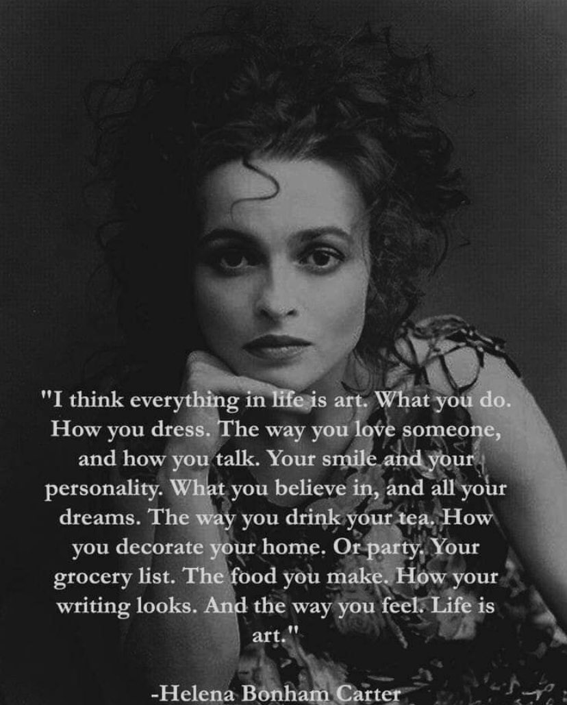 Happy Belated 56th Birthday, Helena Bonham Carter. Keep living your best life. 