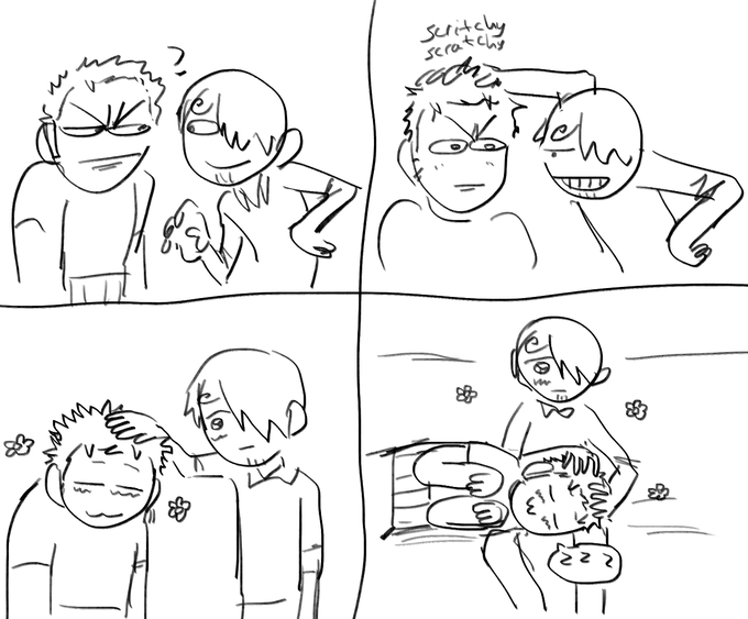 look idk what the thought process was here. patting your rivals head to display dominance. thatll show him 