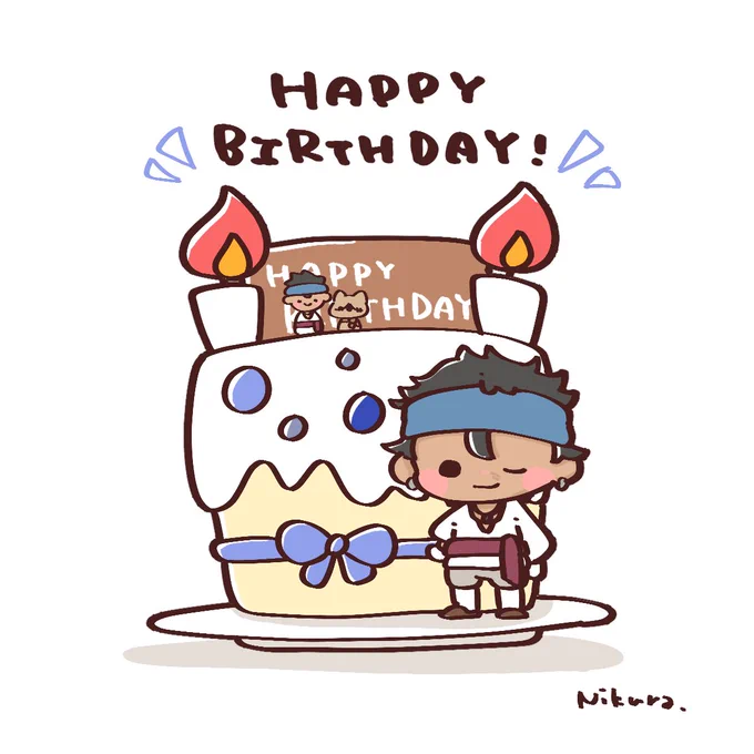 #第五人格 
#第五人格イラスト 
#ガンジ・グプタ誕生日2022
ガンジお誕生日おめでとう🎉 