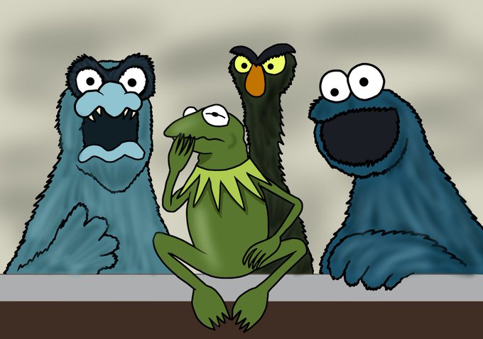 セサミストリートのtwitterイラスト検索結果