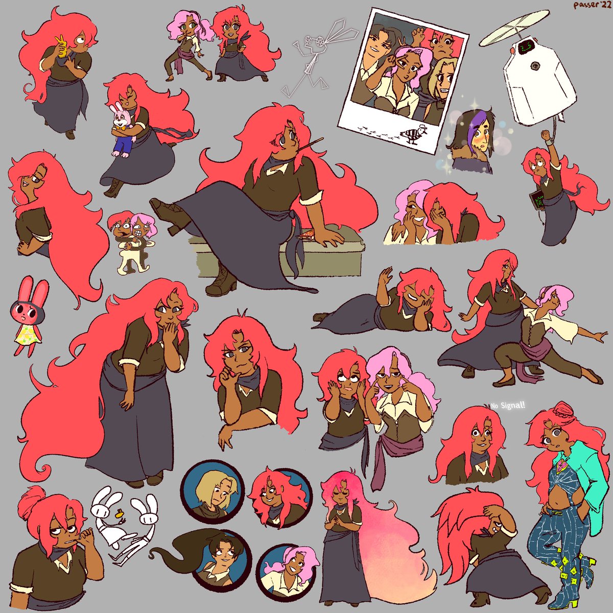 bromelianana's tweet photo. A whole lot of Nolas, commissioned by @pfeldspart !

#art #commission https://t.co/hJW8qfbqVO