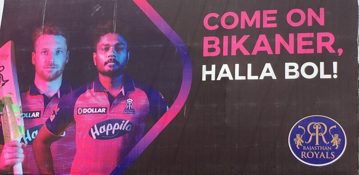aakashbhatnagar's tweet photo. All the best team Rajasthan Royals! @rajasthanroyals @IamSanjuSamson @josbuttler @ashwinravi99 @yuzi_chahal https://t.co/AiSjjfw5yM