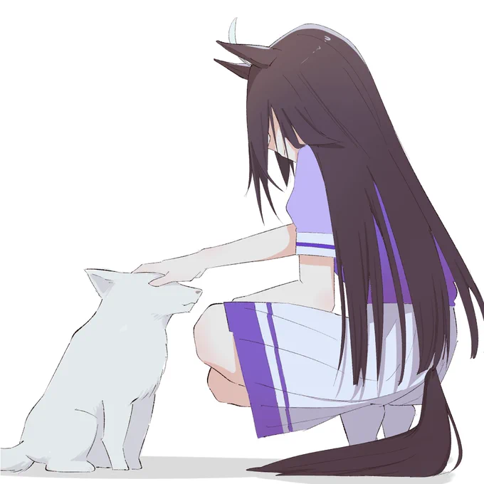 犬とカフェ
#ウマ娘 