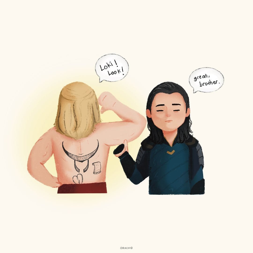 acharyautsav64's tweet photo. #truth #relatable #universalfact
"When it comes to your
Brother it is hard to say and show the
love that you had on your heart
Although you behave rude in front of them"
#Loki #thor #Brotherhood https://t.co/ubV8buRbrV