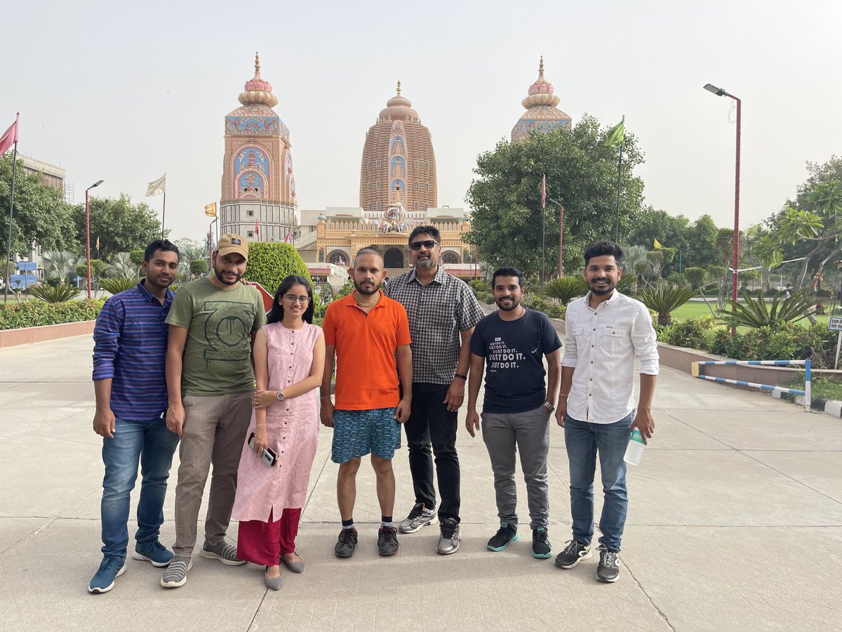 KulvindeGill's tweet photo. Some down time during the workshop. Amazing Agroha temple! A must see! https://t.co/6Zt05pBAwy