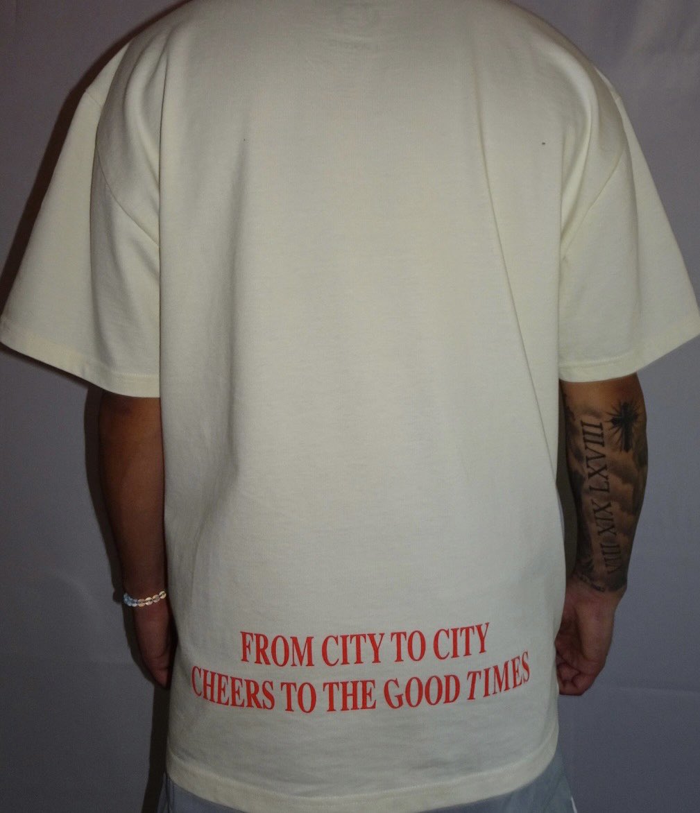 GoodTimesTM's tweet photo. GoodTimes The Lifestyle Company Capsule 1 🥂

Good Times Tee (Color: Butter). Screen printed on a oversized heavyweight tee.  $45

Bad Habits Graphic Tee (Color: Black) Screen printed on a  oversized heavyweight tee.  $50 

CHEERS TO THE GOOD TIMES🥂 https://t.co/AbXH9XLgmr