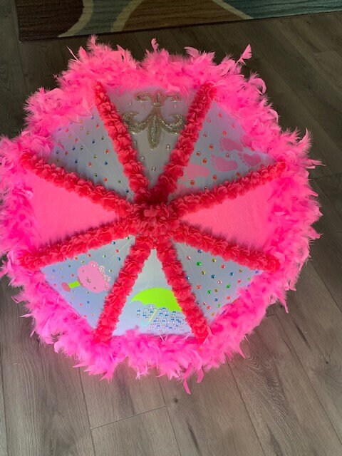 Excited to share the latest addition to my #etsy shop: Baby Shower Secondline Umbrella etsy.me/3a7YM3D #delillcreations