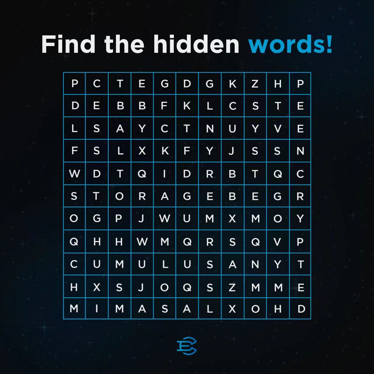 CESS_Storage's tweet photo. ⚡️Here comes our #CESS crossword⚡️

✅Follow us
✅Join our discord:https://t.co/hwG8N9LKf8
👇Comment your answer
🙍‍♂️Tag 3 frens
💰 1 winner, 10 $USTD
⏳ 72 hours https://t.co/GFpFxq6ruw