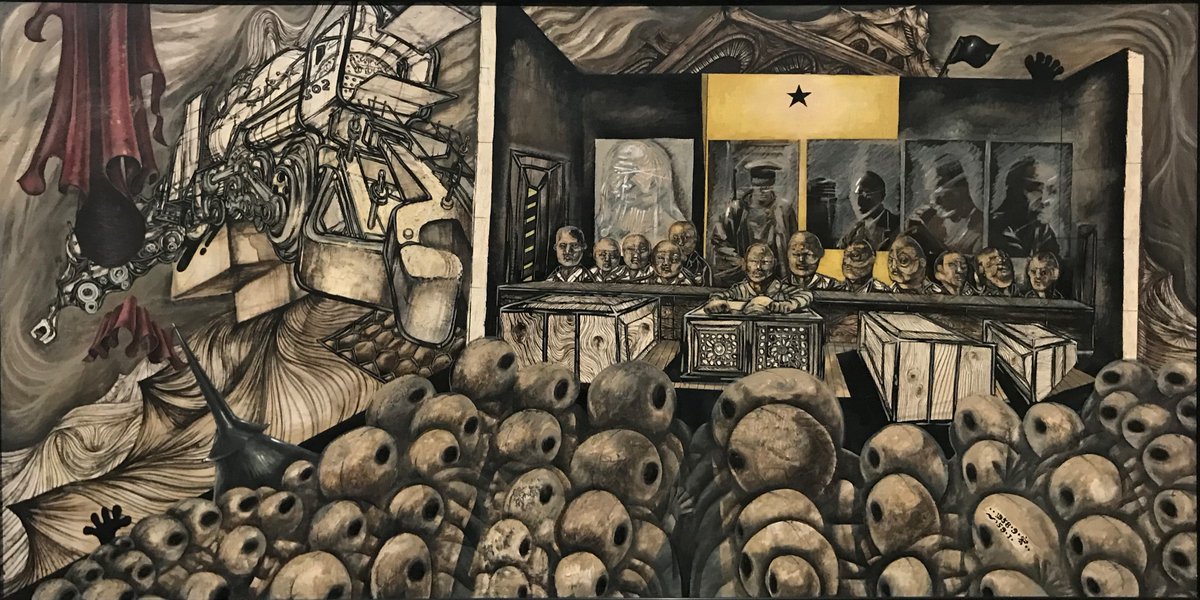 作品紹介｜時代を映す絵画たち】 中村宏（1932～）は静岡県生まれ