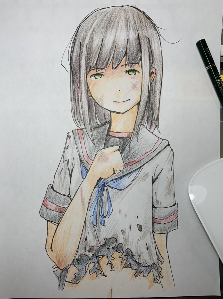「#上手いとか下手とかそういうのは関係なく自分が気に入っている絵を4枚選ぶ選ぶ見た」|ひじからのイラスト