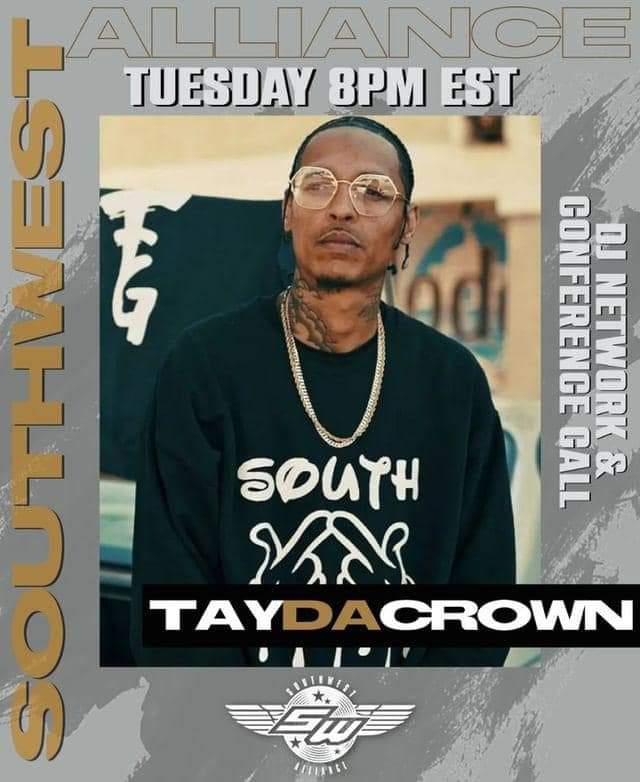 s2pmanager's tweet photo. @taydacrownTTG @SWAllianceMusic #SWA #DJCall #Tuesday #Break #Records #Arizona #Hiphop #BARZ @s2pmanager @Livehiphopdaily https://t.co/9au1pA91GH