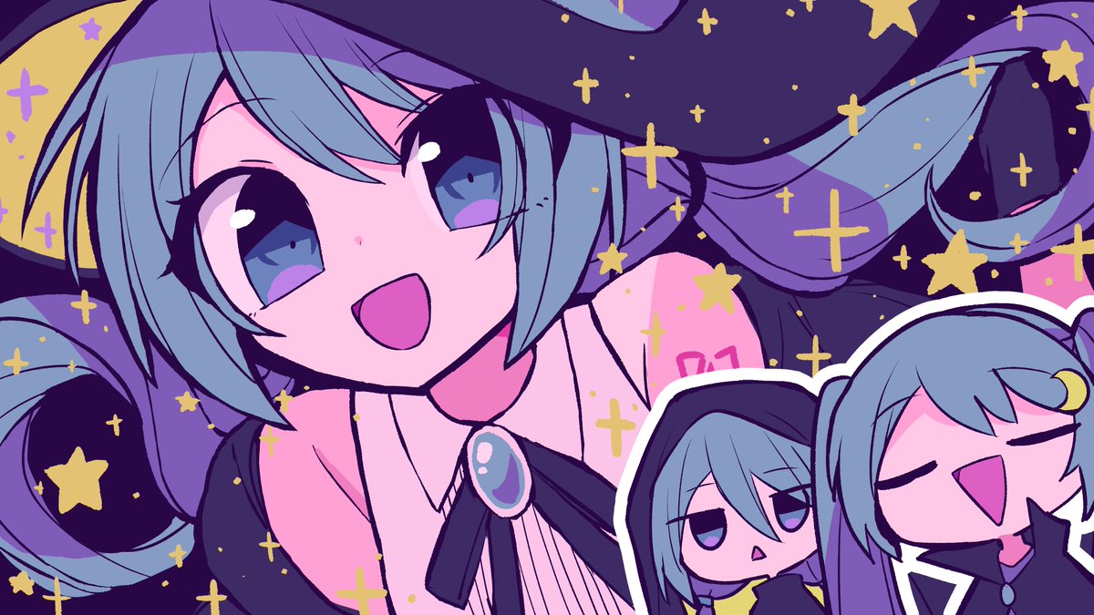 初音ミク「💜 #初音ミク 」|香咲さくらのイラスト