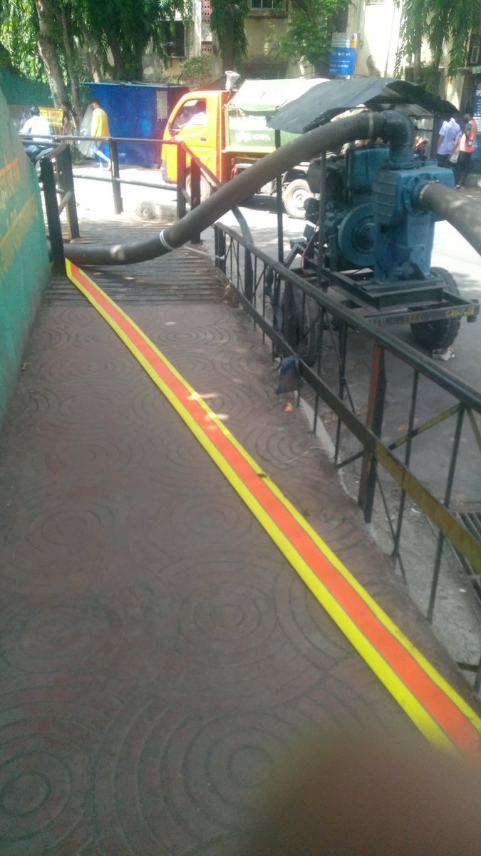 nileshrao18's tweet photo. These Pipes are blocking Footpath on both sides of Subway, Ask them to replace Hard plastic pipes with Flexible Pipes (yellow pipe) to avoid injury to pedestrians.

Location:
New Dahisar Subway
Avadoot Nagar
Dahisar (East)

@mybmcWardRN @mybmc @mybmcSWM https://t.co/mNVCVkQARe