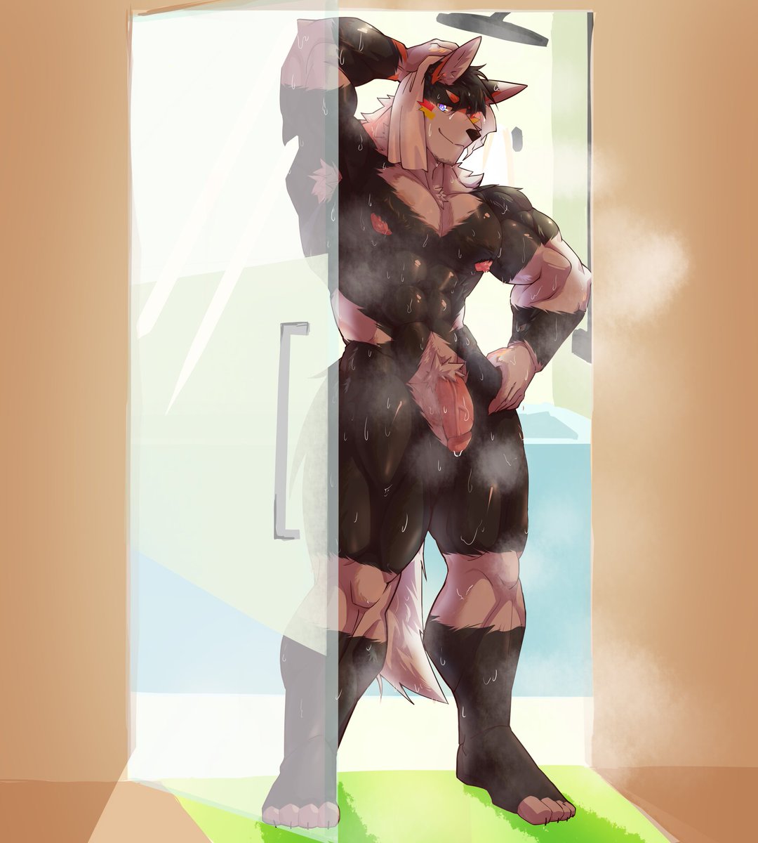 mx_meng_xiong's tweet photo. 画了家里那只大可爱（喜欢的话请帮我转发人更多人看到） #furry #furryart #furryartwork https://t.co/ZjOZni6u3l