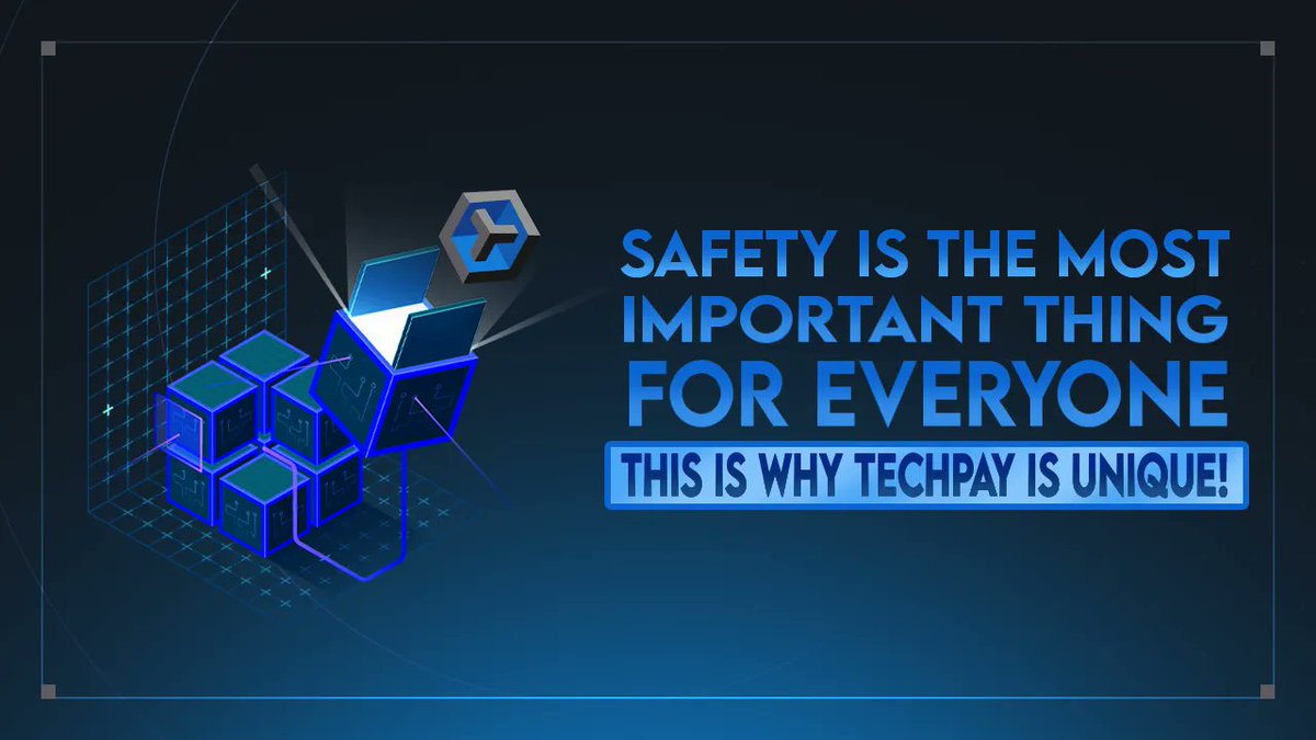 TechPay_Chain's tweet photo. Safety is the most important thing for everyone!
This is why TechPay is unique!
Learn more with: https://t.co/zQPU36s0JN 🌐
#techpay #blockchain #cryptocurrency #nft #fastestblockchain #tpc #digitalwallet #techpaycoin https://t.co/u8YV2GaLvJ