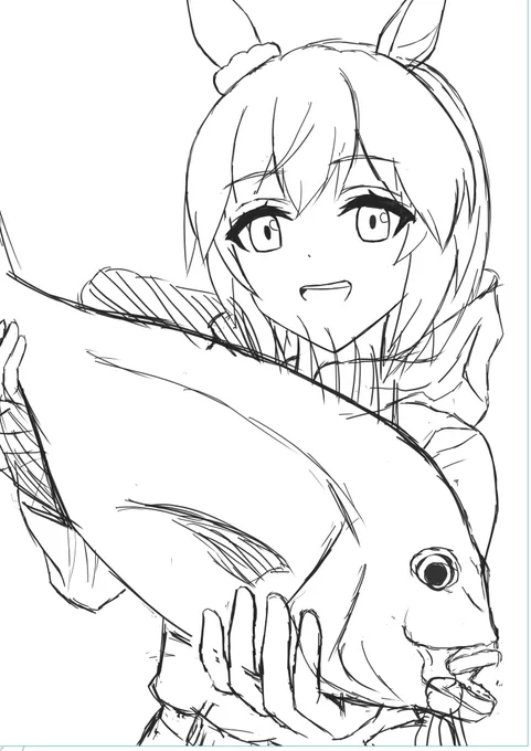 だいぶ違ってる #このタグを見た人はラフ画とその完成絵を見せる 
